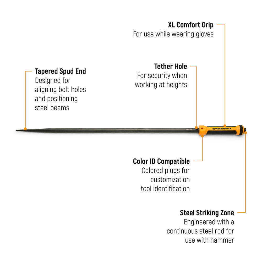 GEARWRENCH 36 Inch Alignment Bar with Cushion Grip, large image number 2