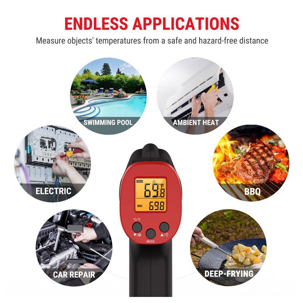 TempPro Digital Infrared Thermometer Gun, large image number 3
