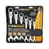 GEARWRENCH Ratcheting Wrench Set 7 pc. Metric Flex Combination, small