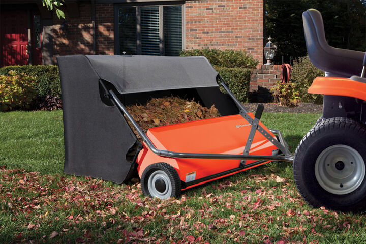 Husqvarna 52 Inch 26 Cu-Ft. Tow Lawn Sweeper, large image number 2