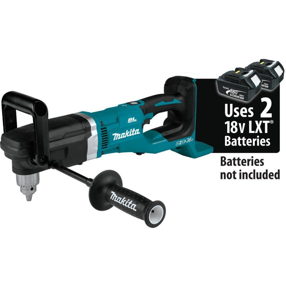 Makita 18V X2 (36V) LXT 1/2in Right Angle Drill (Bare Tool), large image number 1