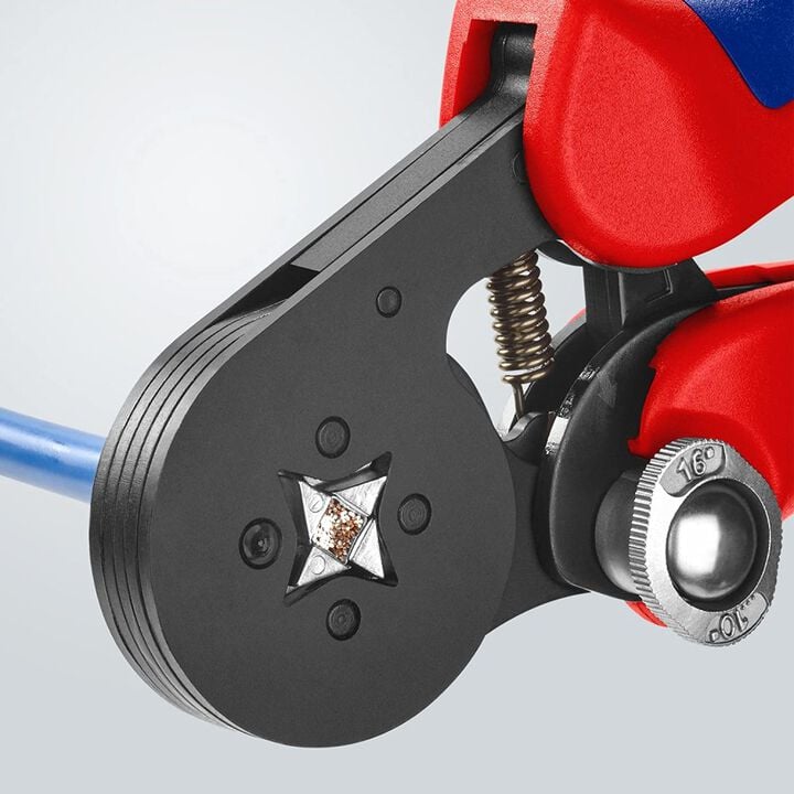 Knipex Crimping Pliers Self Adjusting for Wire Ferrules 180mm, large image number 4