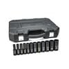 GEARWRENCH Impact Socket Set 12 pc. 1/2 In. Drive 6 Point SAE Deep, small image number 1