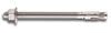 DEWALT Power-Stud+ SD6 5/8 x 6 Inch 316 Stainless Steel Concrete Wedge Anchor 25 Pieces, small image number 1