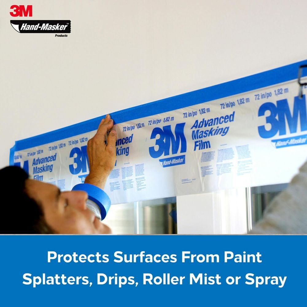 3M 90 Ft. x 6 Ft. M3000 PAK Pre-Assembled Masking Film Dispenser Kit, large image number 5