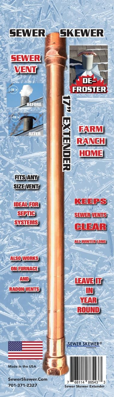Sewer Skewer 17in Extension