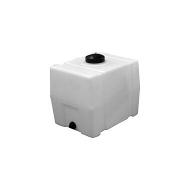 Buyers Products Company 50 Gallon Polyurethane Square End Storage Translucent Tank