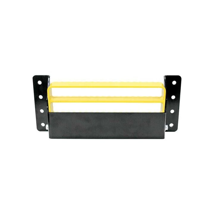 K&M Manufacturing Universal Flip-Up Tractor Step Black & Yellow, large image number 6