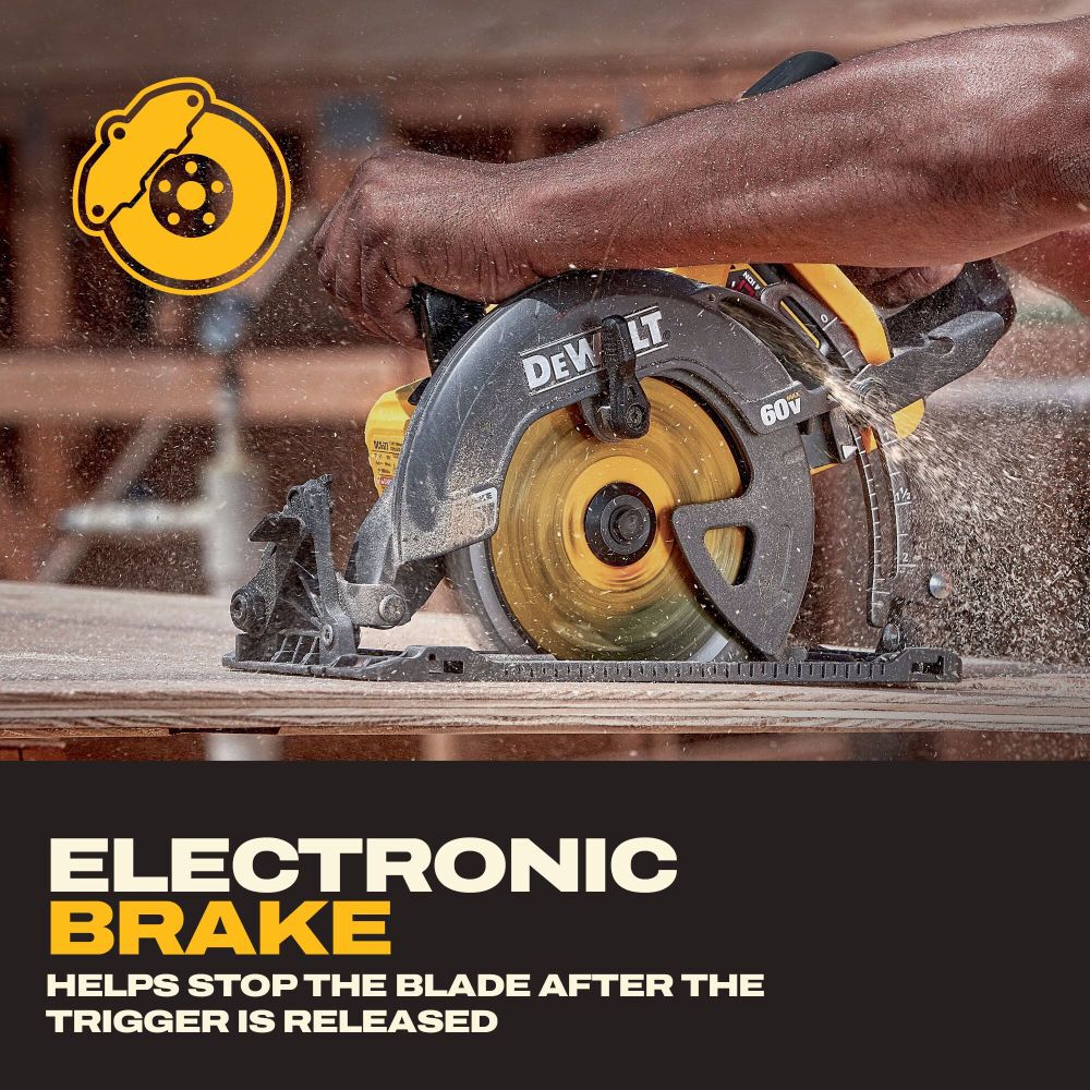 DEWALT 60V FLEXVOLT 7-1/4 Inch Circular Saw Tool-Connect Kit, large image number 5