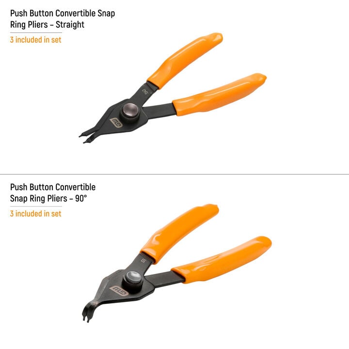 GEARWRENCH Push Button Convertible Snap Ring Pliers Set, large image number 1
