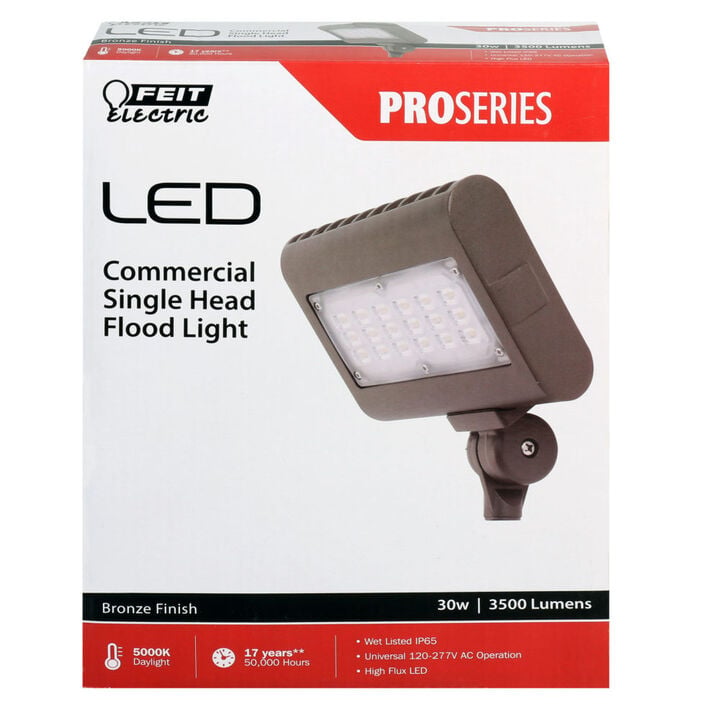 Feit Electric 30W 3500 Lumens Switch Bronze LED Floodlight, large image number 1