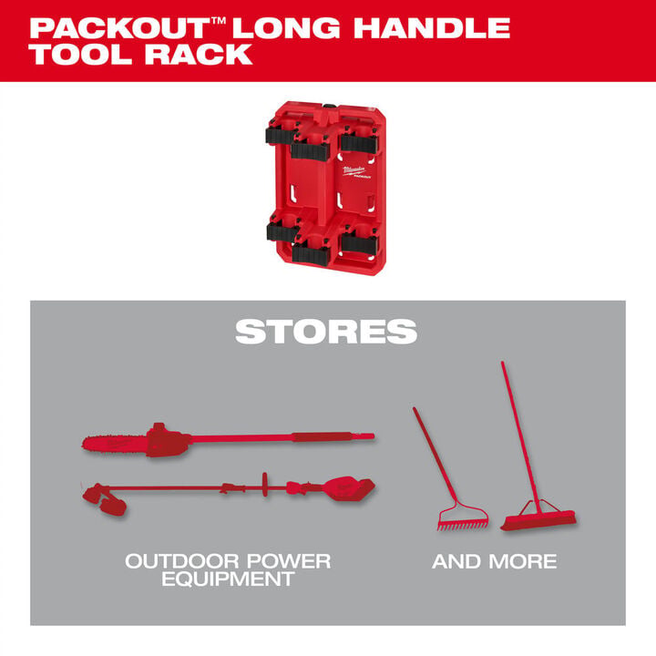 Milwaukee PACKOUT Long Handle Tool Rack, large image number 7