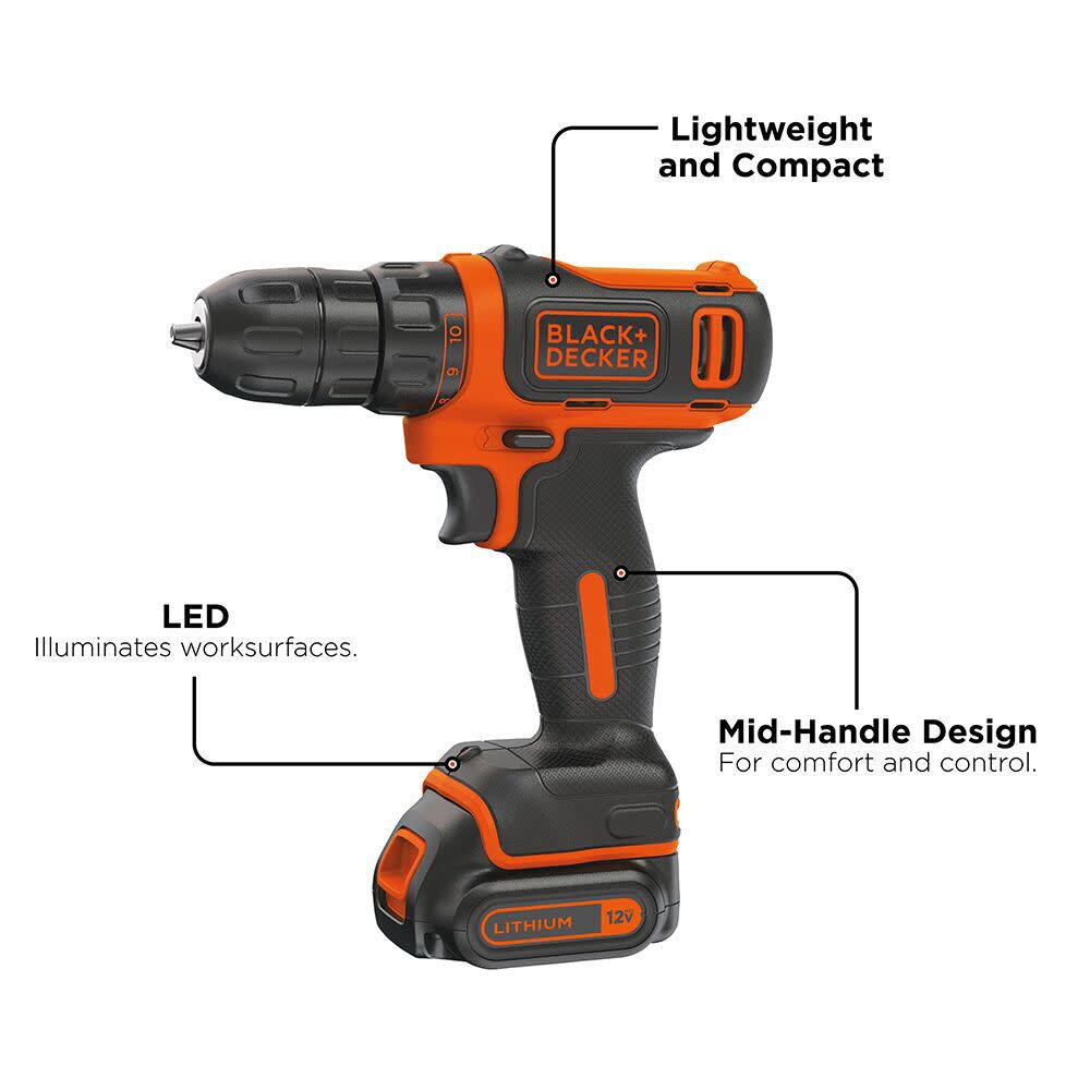 Black decker home shop tool kit