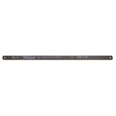 Crescent Nicholson 10in 18 TPI Solid Flexible Carbon Steel Hacksaw Blades