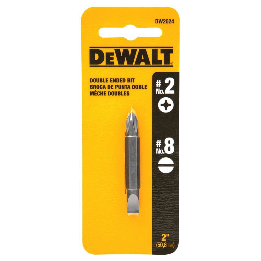 DEWALT #2 Phillips/#8 Slotted Double Ended Screwdriver Bit, large image number 11