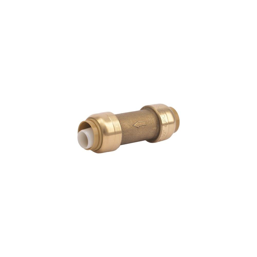 Sharkbite 1/2in D x 1/2in D Brass Spring Loaded Check Valve, large image number 2