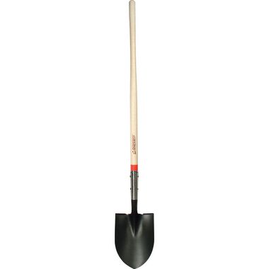 True Temper Round Point Shovel with Open-Back and Dual Rivet