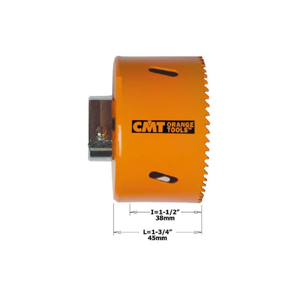 CMT Tri-metal Plus Hole Saw 3-1/8 In. Diameter, large image number 1