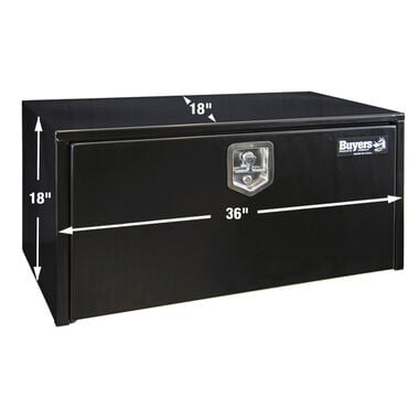 Buyers Products Company Truck Box 18x18x36 Inch Black Steel Underbody, large image number 5