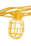 Bergen Industries 50 ft. 14/2 SJTW 5-Cage Temporary Work Light Stringer 15A Male/Female Ends Yellow, small image number 2