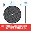 Dremel 5 pc. 1-1/4 In. Fiberglass Reinforced Cut-Off Wheel, small