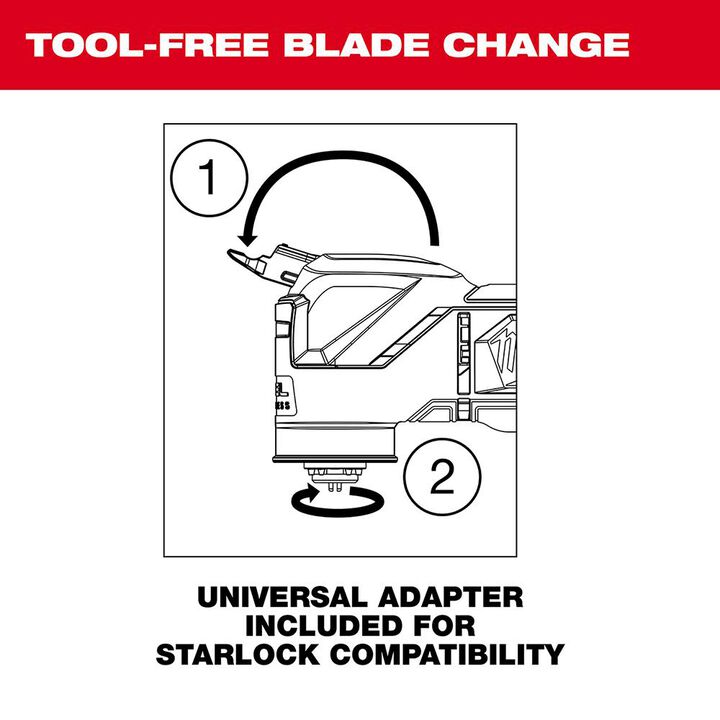 Milwaukee M18 FUEL Oscillating Multi-Tool (Bare Tool), large image number 8