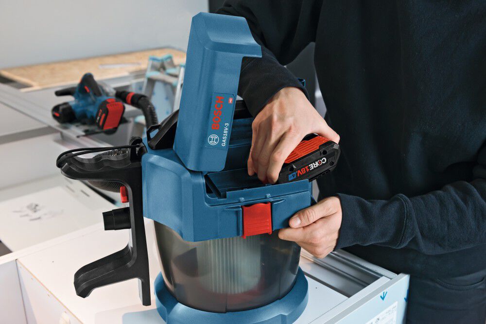 Bosch 18 V 2.6-Gallon Wet/Dry Vacuum Cleaner with HEPA Filter (Bare Tool), large image number 14