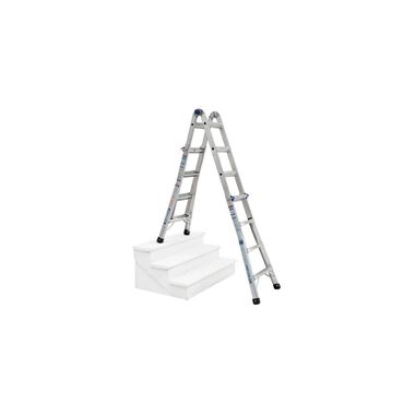 Werner 18 Ft. Reach Height Type IA Aluminum Multi-Position Ladder, large image number 7