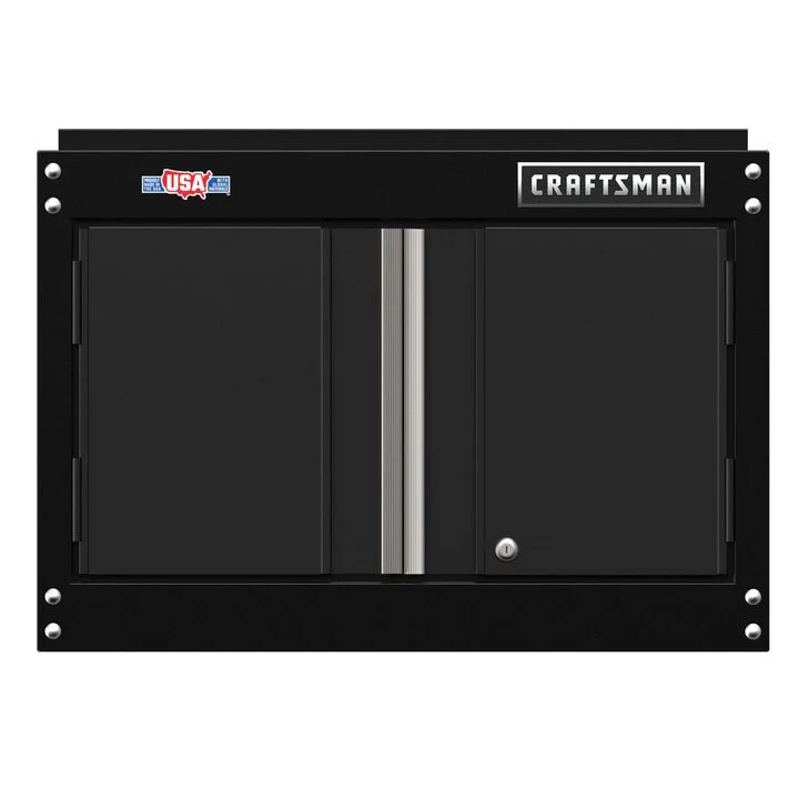 CRAFTSMAN S2000 Series 18 Inch Tall Wall Cabinet, Black