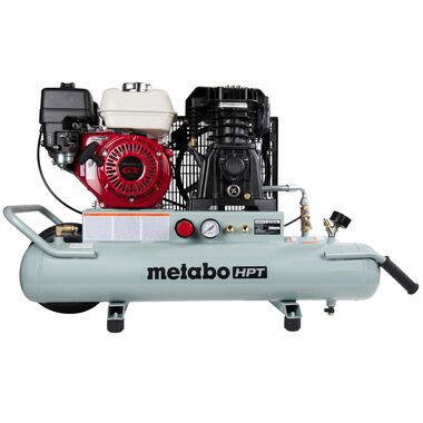 Metabo HPT 8 Gallon Gas Powered Wheelbarrow Air Compressor