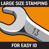 GEARWRENCH 120XP Universal Spline XL Ratcheting Combination Metric Wrench Set 14 Pieces, small image number 4