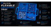 Boltster 4-Way Flexible Fastener Organizing Tray Blue, small image number 2