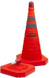 Aervoe Traffic Safety Cone Collapsible 18 In. Orange, small