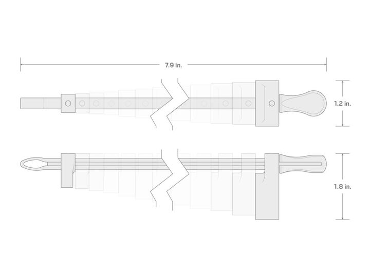 Tekton 3/8 Inch 6 Point Flare Nut Crowfoot Wrench Set, 9 Pieces (5/16-3/4 Inch), large image number 6