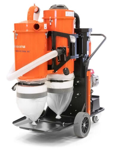 Husqvarna T 4000 Petrol Petrol Dust Extractor with Jet Pulse Filter Cleaning System