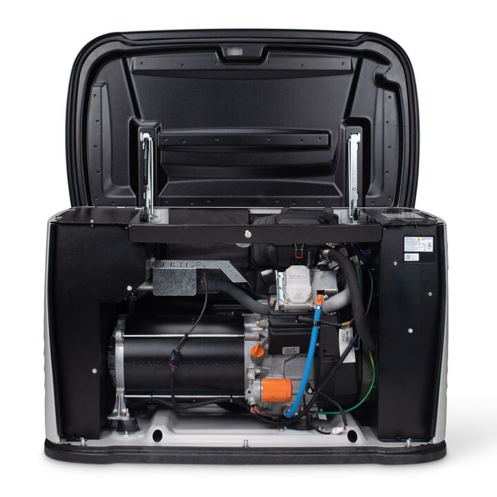 Generac Next Generation 18000 Watt 18kW Dual Fuel 50 State Air Cooled Home Standby Generator with 200-Amp Transfer Switch, large image number 2