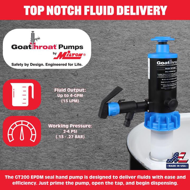 Milton GoatThroat EPDM Pump, large image number 9