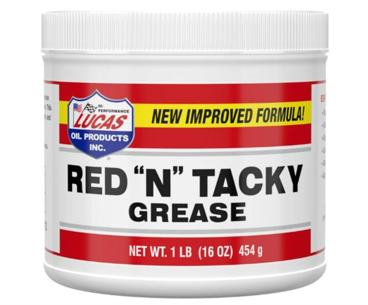 Lucas Oil Red "N" Tacky Grease 1 lb Tub, large image number 1