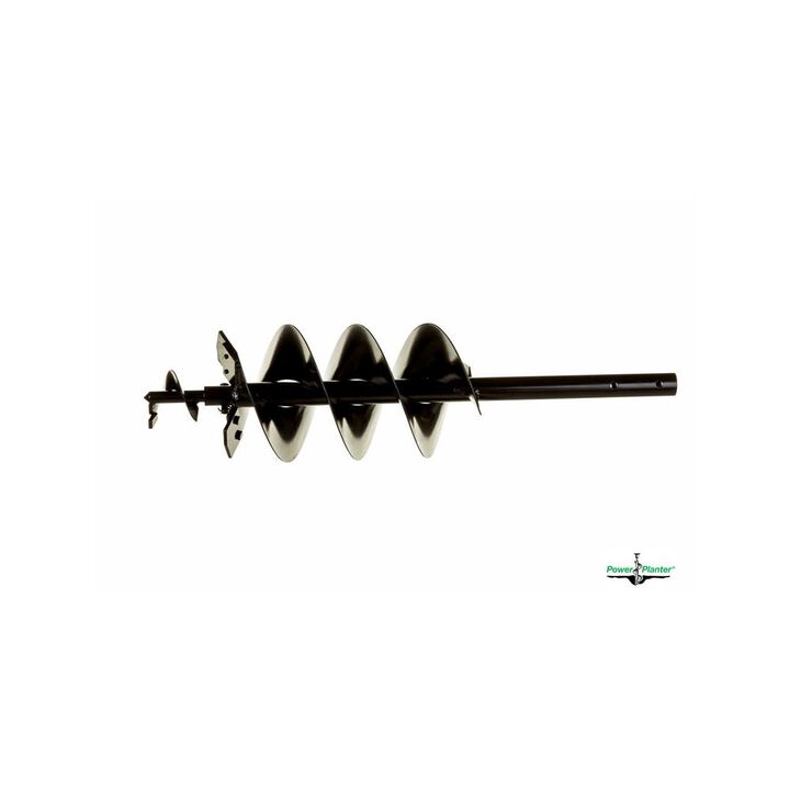 Power Planter 7 Inch x 28 Inch Steel Gallon Pot & Post Hole Auger with Standard Tip, large image number 1