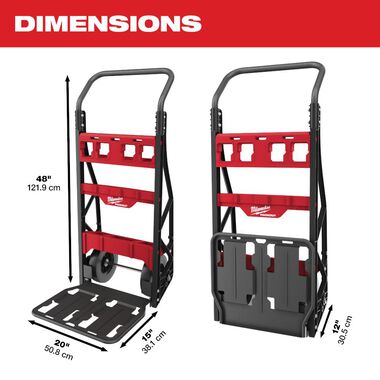 Milwaukee PACKOUT 2-Wheel Cart, large image number 2