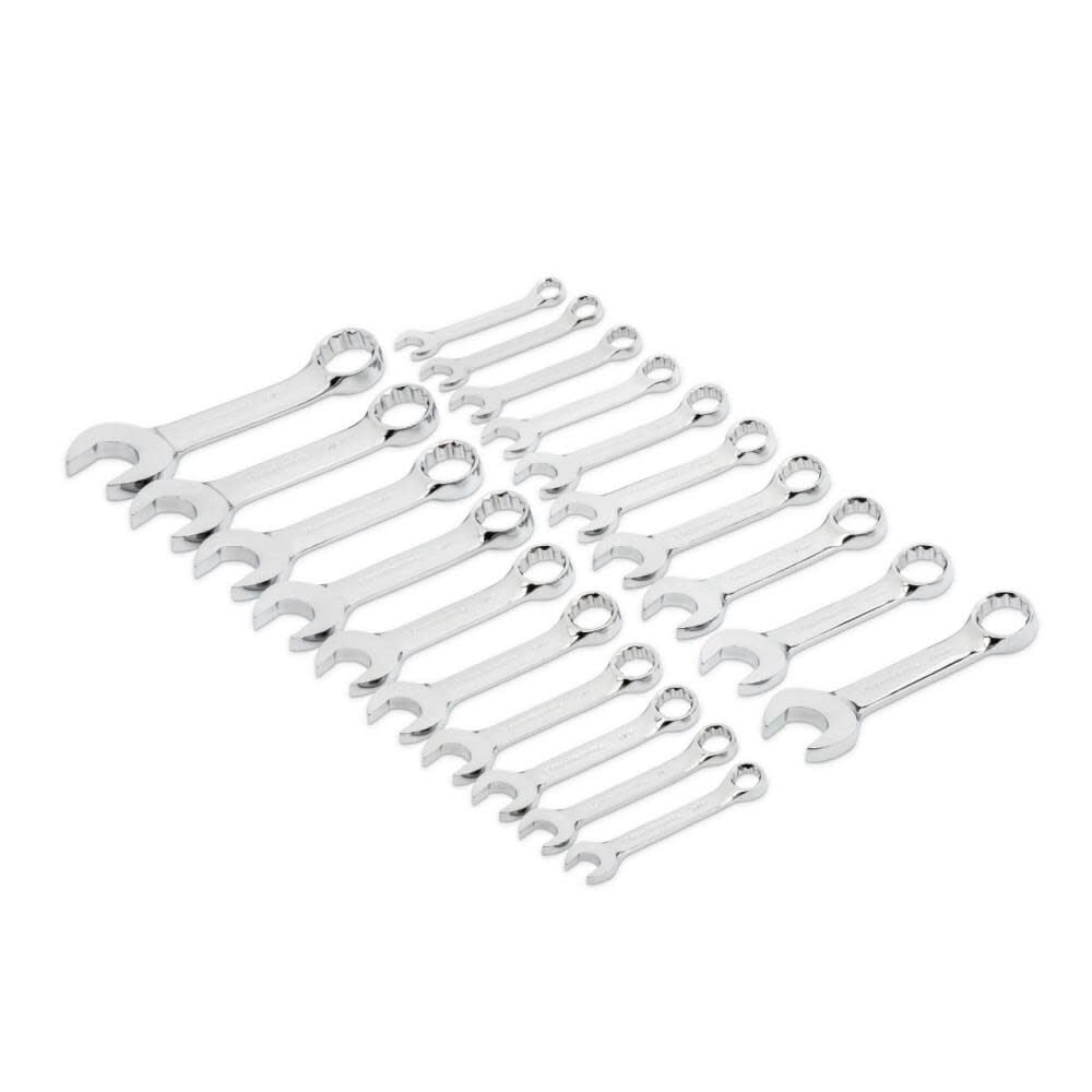 GEARWRENCH 20-Piece 12-Point Metric and Standard (SAE) Standard Combination Wrench Set - 81903