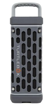 Turtlebox Ranger Li-Ion Battery-Powered Ultra-Portable Speaker, Gray