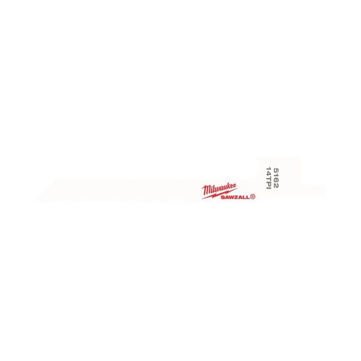 Milwaukee 3-5/8 in. 14 TPI SUPER SAWZALL Blade 5PK, large image number 0