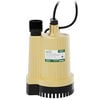K2 Pumps Thermoplastic Sump Pump 1/3 HP with Piggyback Tethered Switch, small