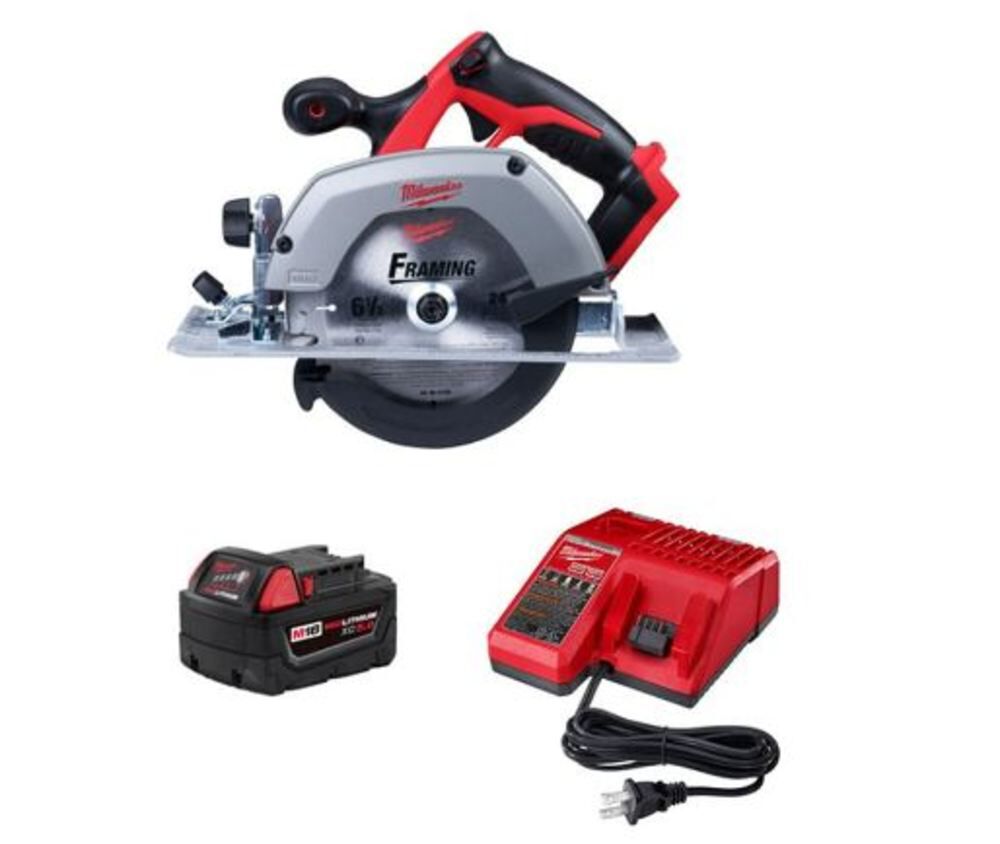 Milwaukee circular saw sales with battery