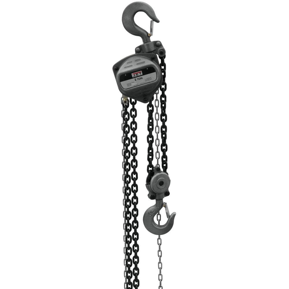 JET S90-300-15 Hand Chain Hoist 3 Ton 15 Ft. Lift – 101941