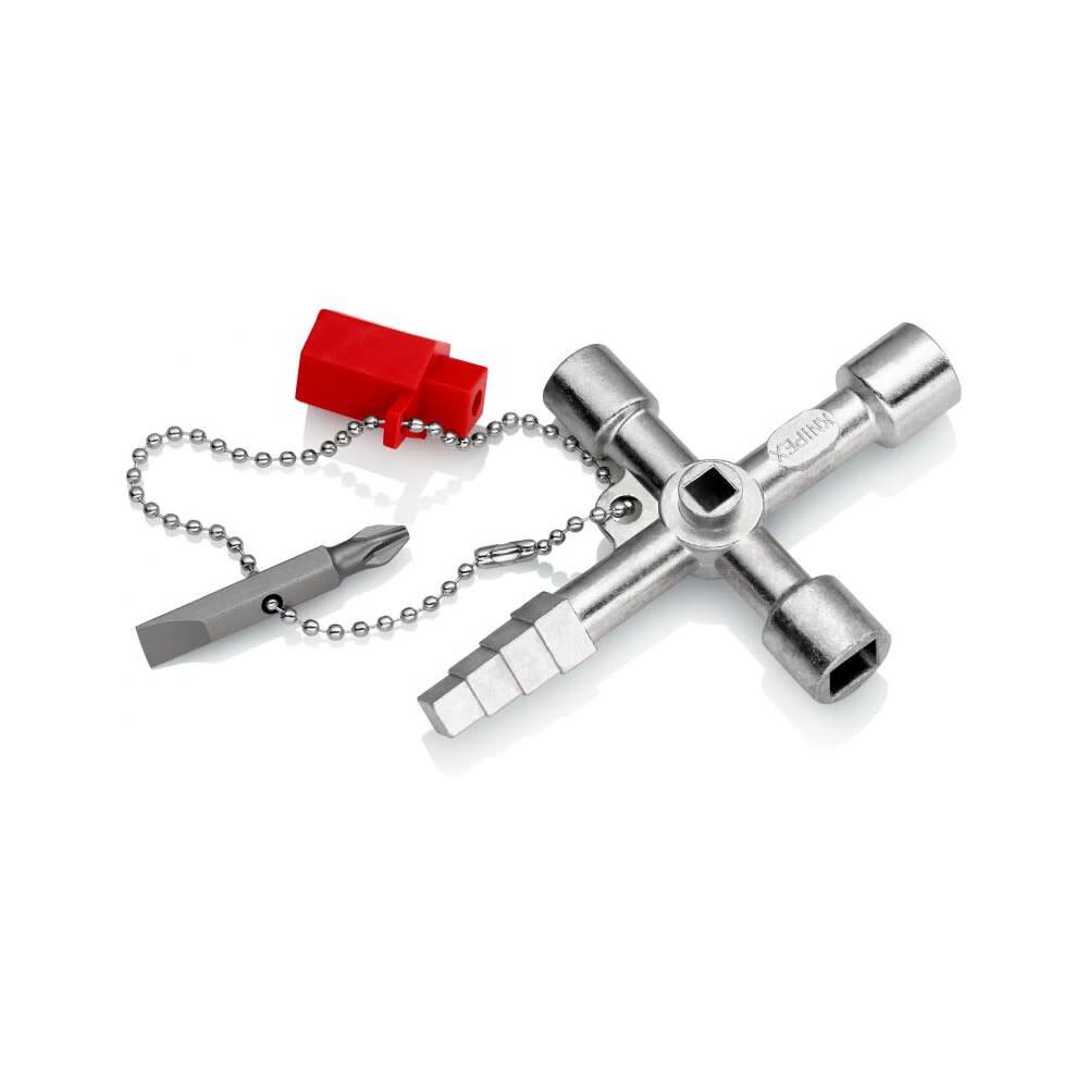 Knipex Profi Key For All Standard Shut Off Systems, large image number 1