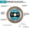 Makita 5 Inch Turbo Rim Diamond Blade for Masonry, small image number 2
