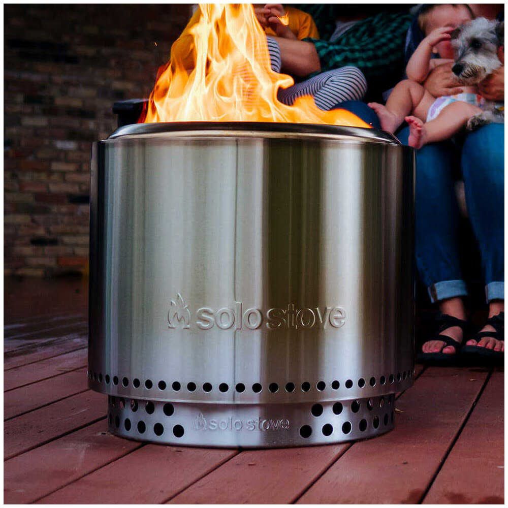 Solo Stove Bonfire 2.0 19 in Stainless Steel Wood Burning Fire Pit with Stand, large image number 4