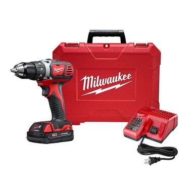 Milwaukee M18 Compact 1/2 In. Drill Driver Kit with Compact Batteries, large image number 0